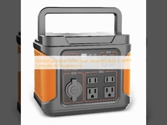 Outdoor portable 300W Solar Generator Built In MPPT Controller All Weather Use