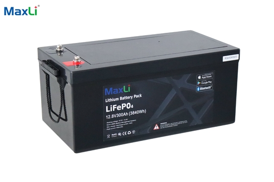 Customized MaxLi 12v 300ah Lithium Battery 32700 4S17P For RV Golf Cart