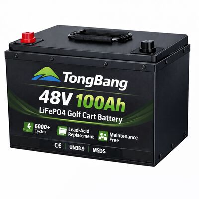 48V 100Ah Lithium Replacement Battery LiFePO4 Golf Cart Battery for EZGO Club Car