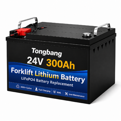 24V 300Ah LiFePO4 Forklift Battery for Warehouse Equipment Lithium Battery Pack Manufacturers