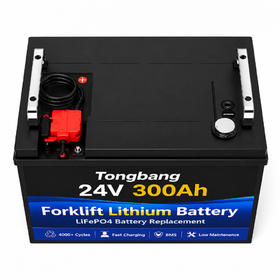 24V 300Ah OEM Forklift Lithium Battery with CAN Bus Communication  Lithium Battery Pack Manufacturers