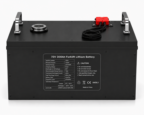 72V 300Ah OEM Forklift Battery for Electric Forklift Fleets Lithium Battery Pack Manufacturers