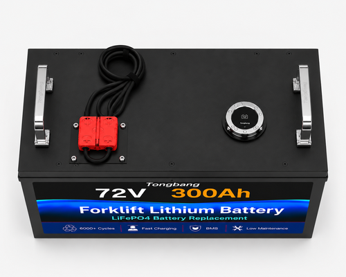 72V 300Ah LiFePO4 Forklift Battery for Industrial Material Handling Equipment Lithium Battery Pack Manufacturers
