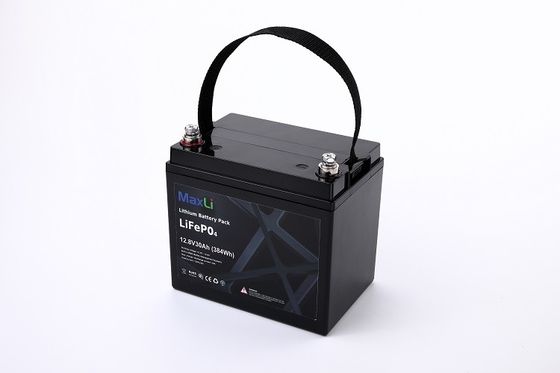 ISO9001 Rechargeable 12V 30Ah LED Light Lithium Battery