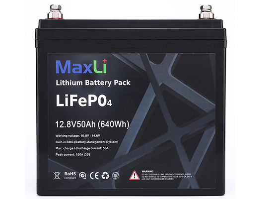 UN38.3 12V 50ah Lithium Deep Cycle Battery