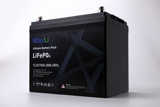 Long Life 12V 78Ah Lifepo4 Storage Battery
