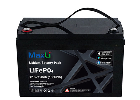 MaxLi 12V 120AH LiFePO4 Battery 12V Lithium Ion Battery For Marine