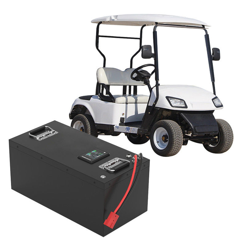 MaxLi Golf Cart Lithium Battery Pack 48V 100Ah Built In BMS M8 Bolt