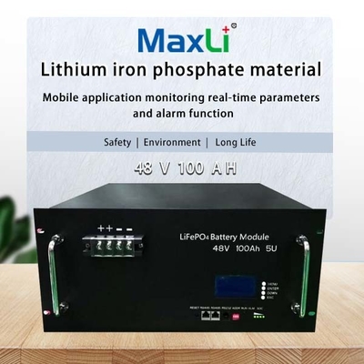 Rechargable Lithium Ion OEM Solar home storage Lifepo4 prismatic 48V 100ah  Battery Pack