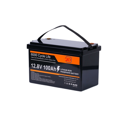 High Energy Density LiFePO4 Lithium Battery 12.8V 100Ah With 6000 Times Cycle