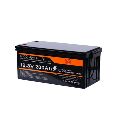 12.8V 200Ah LiFePO4 Battery 2560WH Durable Rapid Recharge Secure Power