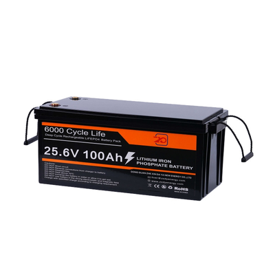25.6V 100Ah Li Fe Phosphate Battery Off Grid Power Solution High Energy Efficient