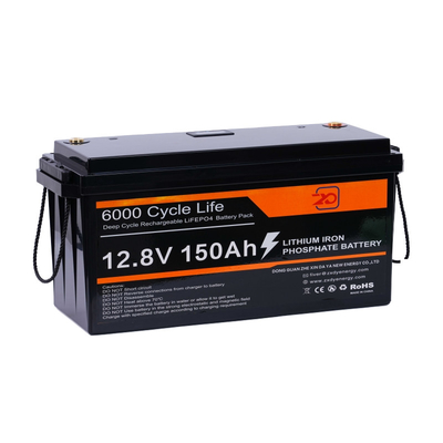 Deep Cycle 12.8V 150Ah 12V LiFePO4 Battery Pack Lead Acid Replacement Lightweight