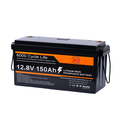 12.8V 150Ah 12V LiFePO4 Battery Pack Lead Acid Replacement For Energy Storage
