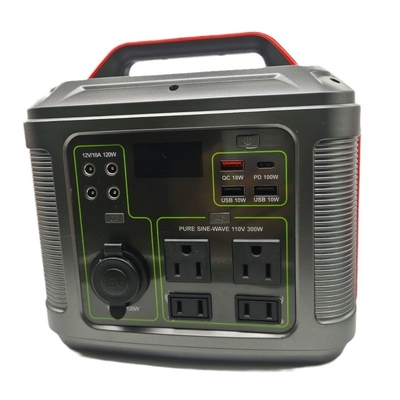 Durable Lithium Battery Portable Power Station 300w For Hiking And Fishing Trips