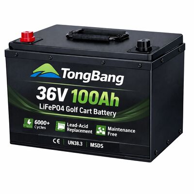 36V 100Ah LiFePO4 Golf Cart Battery for EZGO Club Car Lead Acid Replacement