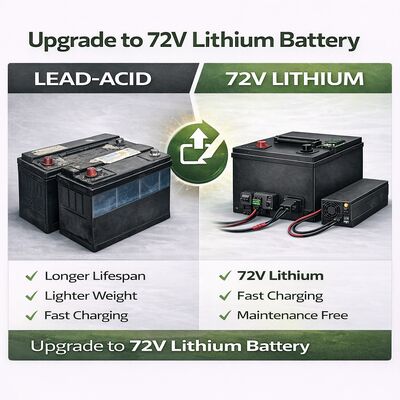 72V Golf Cart Battery Conversion from Lead Acid to Lithium