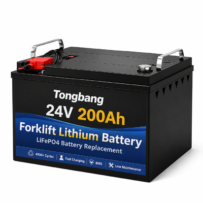 24V 200Ah OEM Forklift Lithium Battery with CAN Communication Lithium Battery Pack Manufacturers
