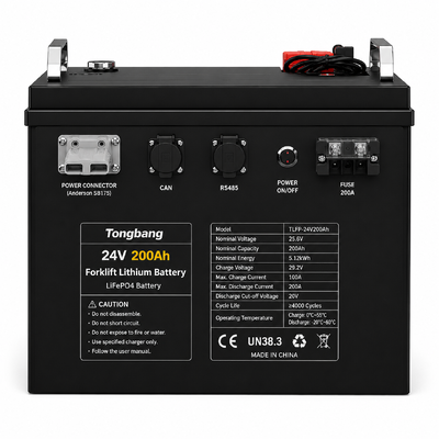 24V 200Ah Custom Lithium Forklift Battery with Steel Housing Lithium Battery Pack Manufacturers