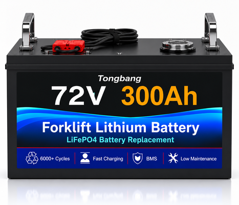 72V 300Ah High Voltage Lithium Battery with Smart BMS for Forklift Fleets Lithium Battery Pack Manufacturers