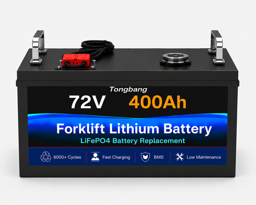 72V 400Ah OEM Forklift Battery for Reach Trucks and Industrial Fleets Lithium Battery Pack Manufacturers