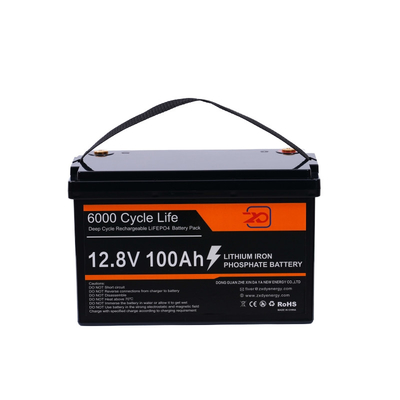 วงจรลึก 12V LiFePO4 แบตเตอรี่แพ็ค 12.8V 100Ah ความปลอดภัยสูง อายุการใช้งานยาวนาน