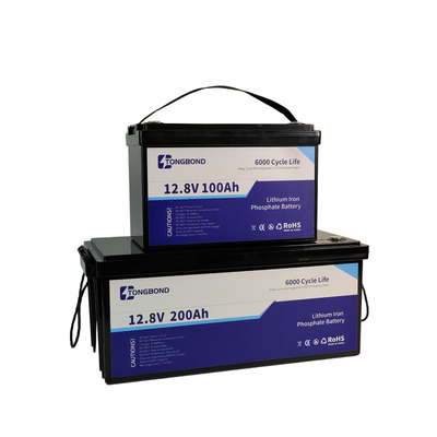 Durable 12V Lithium Iron Phosphate LiFePO4 Battery 100Ah 200Ah For Solar Chargers