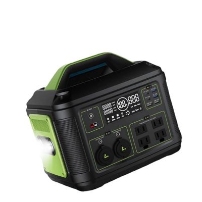 빠른 충전 초 휴대용 캠핑 발전소 500W 700W 듀얼 USB 포트