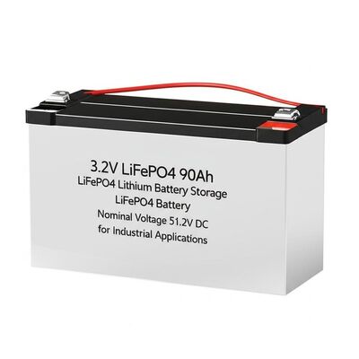 3.2v LiFePO4 90Ah LiFePO4 Lityum Pil Enerji Depolama LiFePO4 Pil Sanayi Uygulamaları için 51.2V DC nominal voltaj