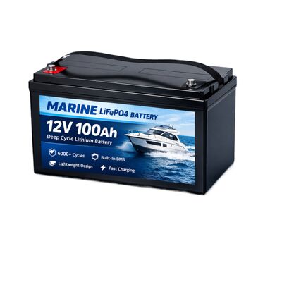 Bateria Marinha LiFePO4 12V 100Ah