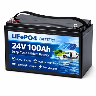 Bateria de Lítio LiFePO4 Marinha 24V 100Ah