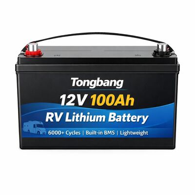 12V 100Ah camper lithiumbatterij Diepe cyclus LiFePO4 batterij voor camper