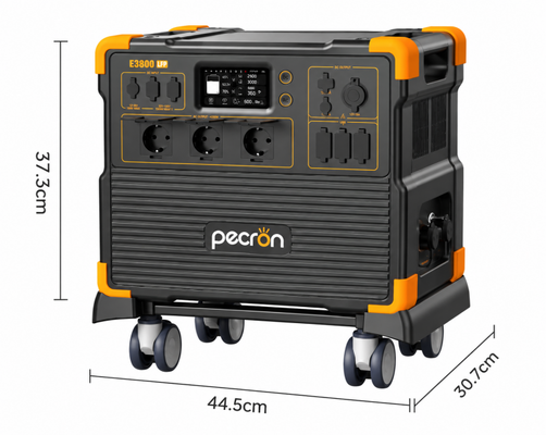 3840Wh High Capacity LiFePO4 Power Station with 4200W Pure Sine Wave Output