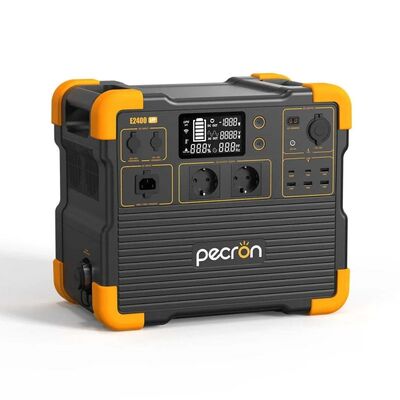 PECRON E2400 LFP 2048Wh 2400W LiFePO4 পোর্টেবল পাওয়ার স্টেশন বাড়ি এবং বাইরের ব্যবহারের জন্য